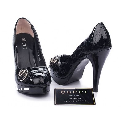 new Gucci women's high-heel shoe with card in box