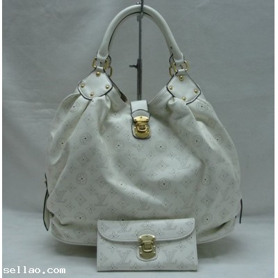Louis Vuitton MAHINA Handbag bag and matching walleta.2