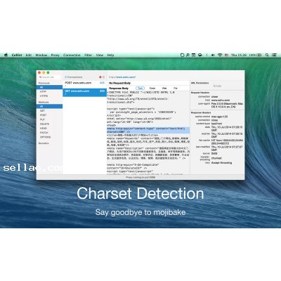 Cellist HTTP debugging proxy v1.2.2 Retail Mac OS X