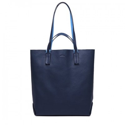 Color series portable shoulder tote bags cobalt blue