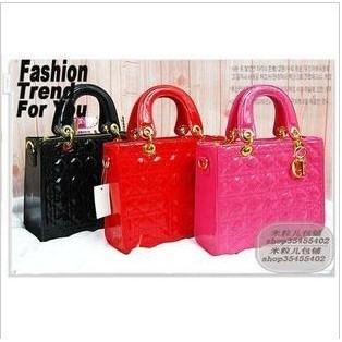Dior Dior high patent leather handbag / Messenger bag
