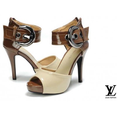 Burberry Gucci Louis Vuitton Chanel high-heel sandals J