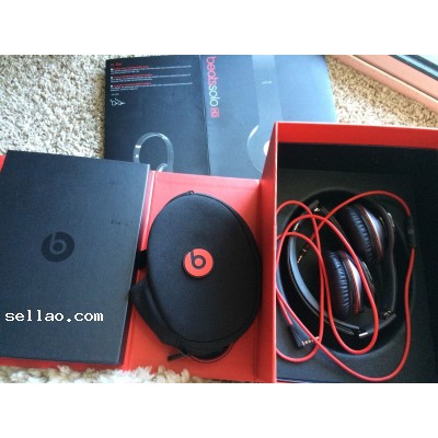 Monster Beats Solo monster Beats by Dre Headphones Earphones Solo HD with Box Case Perfect Sound