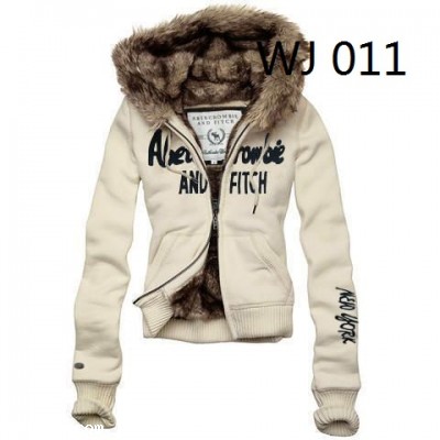 Abercrombie Fitch women's fur jacket hoodies,8 colors