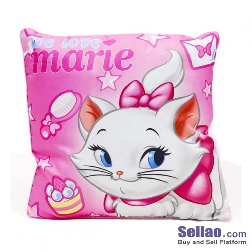 ZBq66 Disney Marie Cat Pink Sofa Chair Pillow Cushion