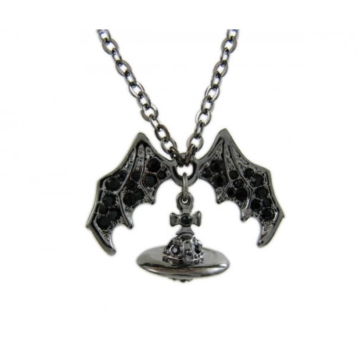 free ship Trendy Jewelry Black Batman Saturn necklace for women gift wholesale #2601