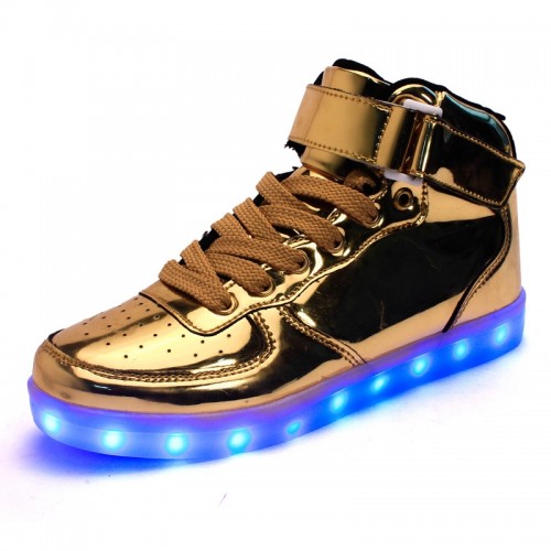 Colorful glowing shoes USB charging ghost dance step LED luminous breathable luminous shoes sneakers