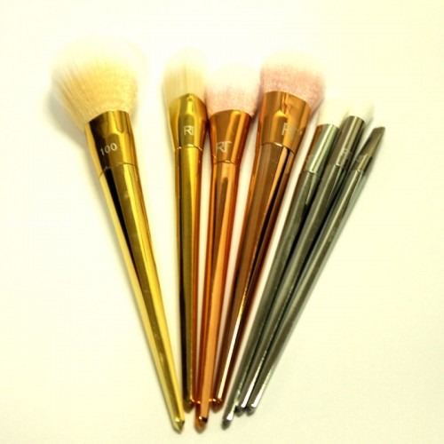 real technique bold metal makeup 7pcs brush cosmetic brush set