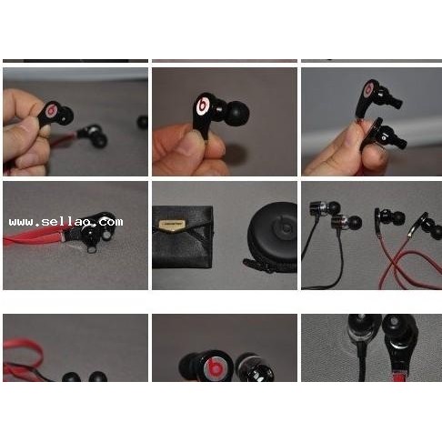 10xFree shipping Monster Beats By Dr. Dre Tour In-Ear Headphone (Hi-Defi