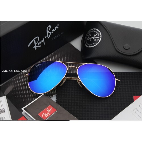 New 2016 Ray Ban 3025 Aviator Sunglasses Color Lenses