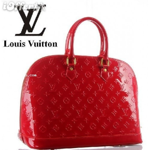 LOUIS VUITTON handbag LOUIS VUITTON varnish Alma handbags epi shoulder bag