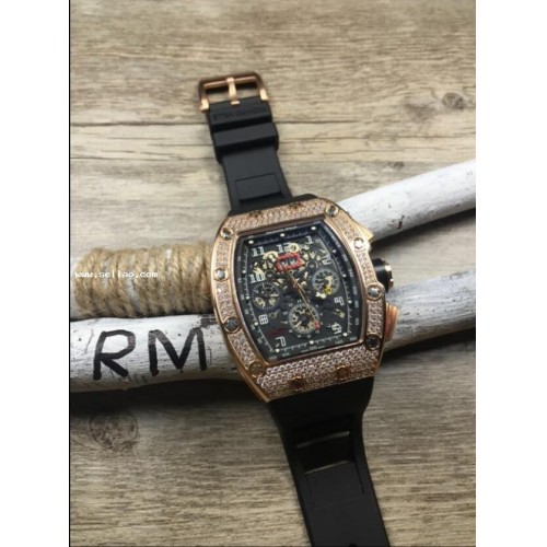 Richard Mille RM011 High Quality AutomaticDiamond Gents Waterproof Watch