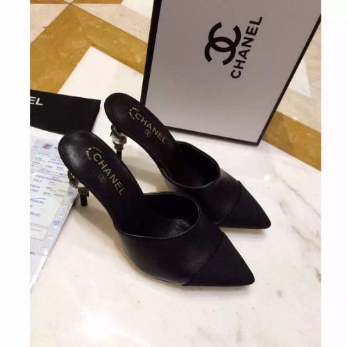 chanel The latest fashion 100% leather women‘s shes heels High-heeled shoes pumps sandals