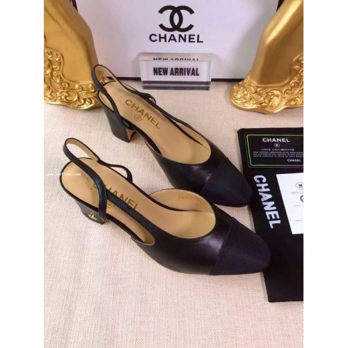 chanel The latest fashion 100% leather women‘s shes heels High-heeled shoes pumps sandals