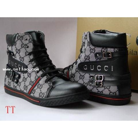 Gucci Mens Sneaker ankle boots high top shoes
