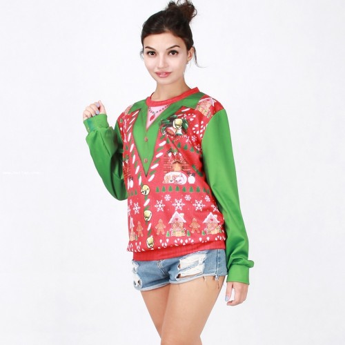 2016 Christmas Sweater printing pattern 3D