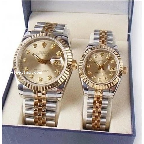Hot Rolex mechanical watches Men and ladies couple table