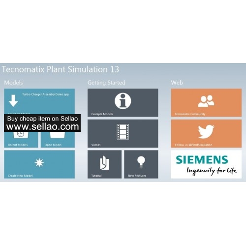 Siemens Tecnomatix Plant Simulation 13.0