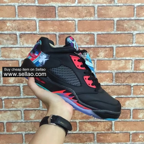 air Jordan5 kite Low China aj5 men  Cheap high quality basketball shoes