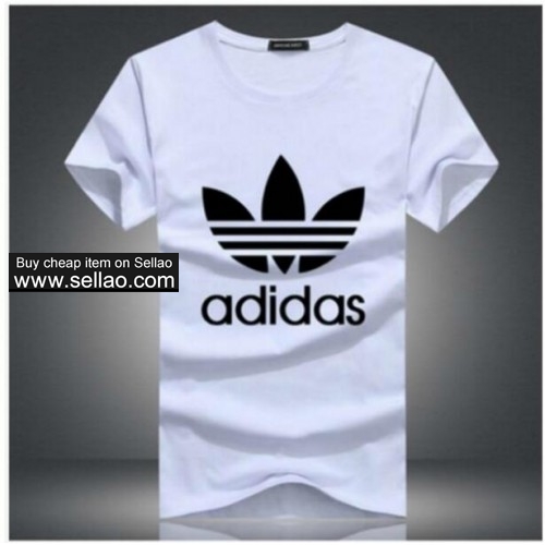 2017 new brand adidas summer men's cotton T-shirt short sleeve