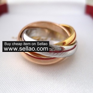 18K gold CARTIER 3 colour finger ring or necklace
