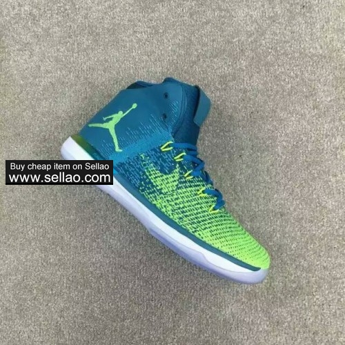 air Jordan31 aj31 XXXI Brazilian Rio Blue Green men Cheap high quality basketball shoes