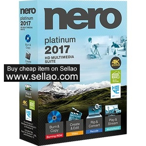 Nero 2017 Platinum 18.0.08400 full version for Free Sale