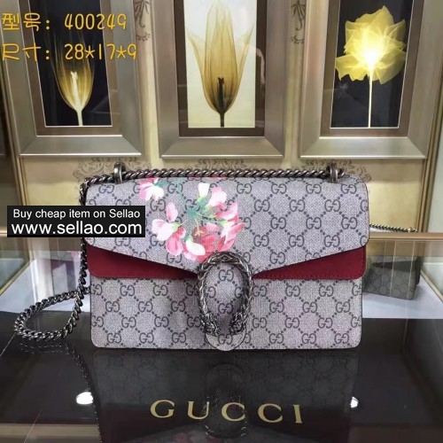 Gucci genuine leather black handbags 'new Dionysian bag