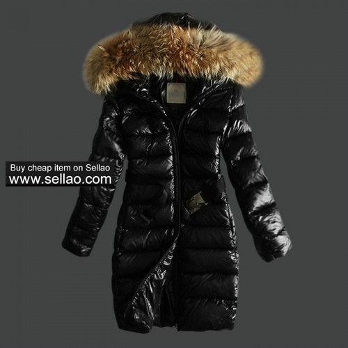 Womens Monc_ long down jacket winter warm coats fashion