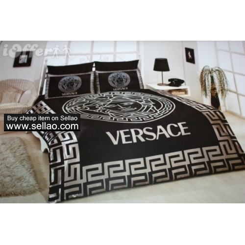 TOP CLASSIC VERSACEES BEDDING 6 PIECES SETS BLACK/WHITE