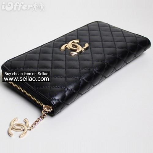 NEW WOMEN'S CLUTCH WALLET LEATHER PURSE BAG KEY CHAINS