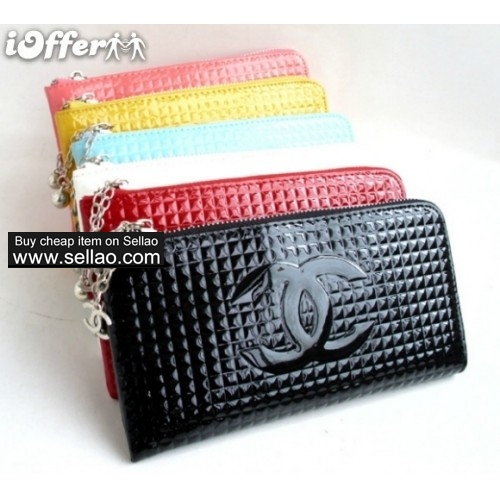 NEW WOMENS CLUTCH WALLET LEATHER PURSE BAG KEY CHAINS g