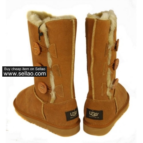NEW AUSTRALIA UGG 1873 BAILEY BUTTON TRIPLET SNOW BOOTS