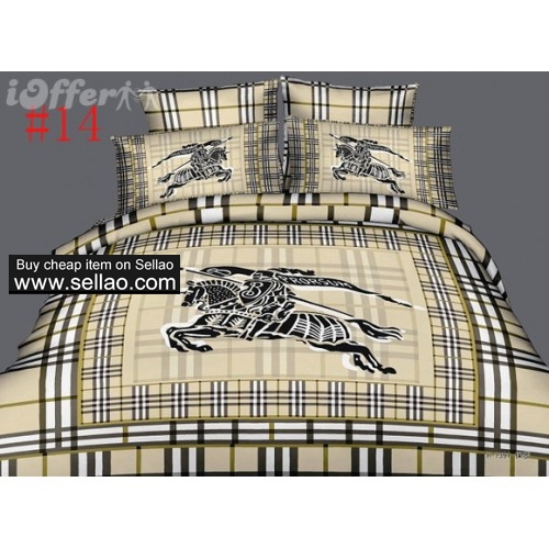 NEW B URBE1RRYS BLANKET QUILT COVER PILLOWCASE BEDDING