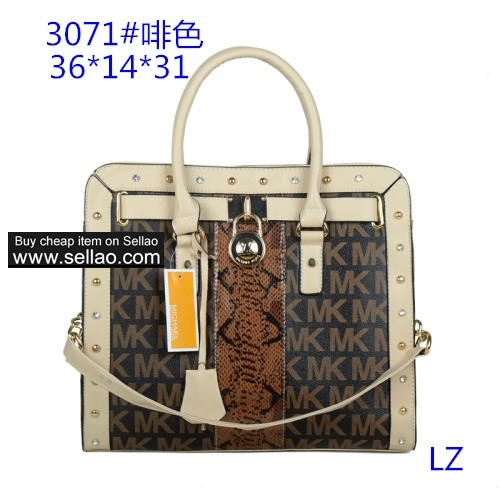 MK handbag spell color fashion chain lock bag 3071 goog