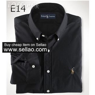 Men's fashion cotton long sleeve shirts casual shirts g