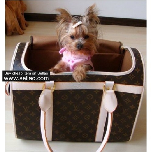 LV Dog Pet Carrier Bag Handbag Monogram Canvas bag goog