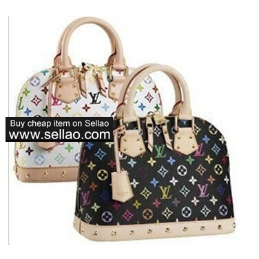 L V Women Top Grade Multicolore Alma Handbag google+ f