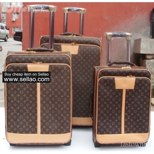 L V TRAVEL LUGGAGE BAG SUITCASE WITH DUSTBAG