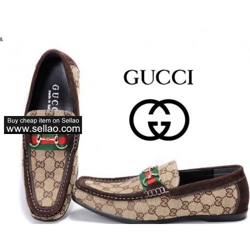 Hot style guccis casual shoes nubuck leather shoes AAA