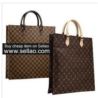 Hot! CANVAS SAC PLAT real leather handbag BAG M51140 go