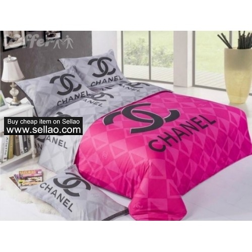 Hot C hanel New Style bed set Bedding sets google+ fac