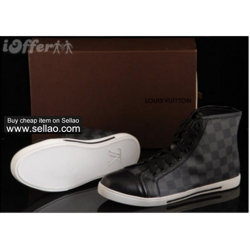 Fashion Men High Cut Shoes Boots Sneakers black google+