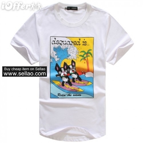 DSQUARED 2 DSQ D2 MEN'S T-SHIRT TOPS SHIRTS  2