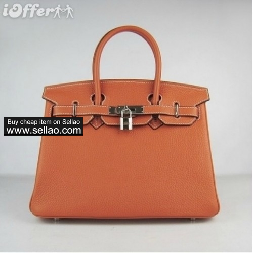 Classic style hermesss leather bags Womens casual bags