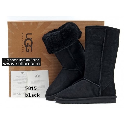 Black tall 5815 Australia UGGS boots winter snow boots
