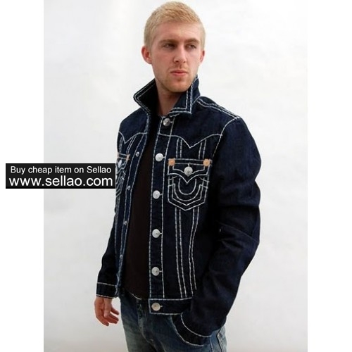 Brand jeans true religion men's jacket rock coat men plue size M/L/XL/XXL/XXXL