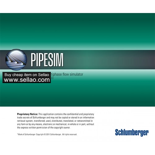 Schlumberger PIPESIM 2011.1.2 Version 11.02