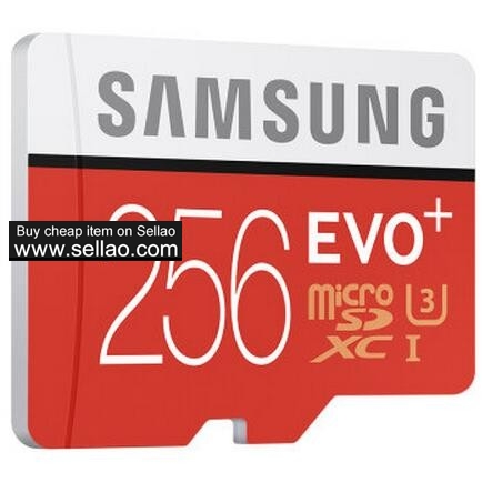SAMSUNG 256GB EVO Micro SD 48MB/s UHS-I Class 10 TF Memory Card
