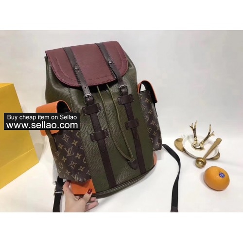 Luxury LV Supreme Leather Classic Pattern Fashion Outdoor Bag Backpack